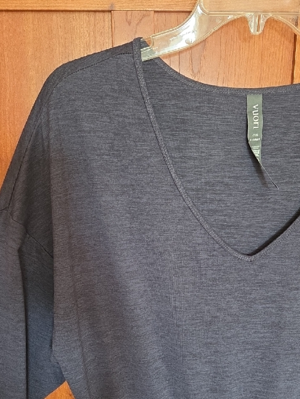 Vuori Lux Long Sleeve Jumpsuit Midnight Heather - Picture 4 of 6